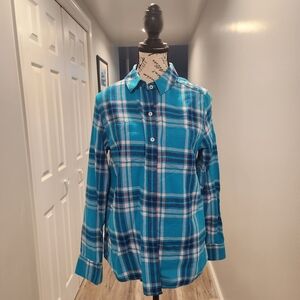 Gently worn womens Woolrich flannel shirt size M